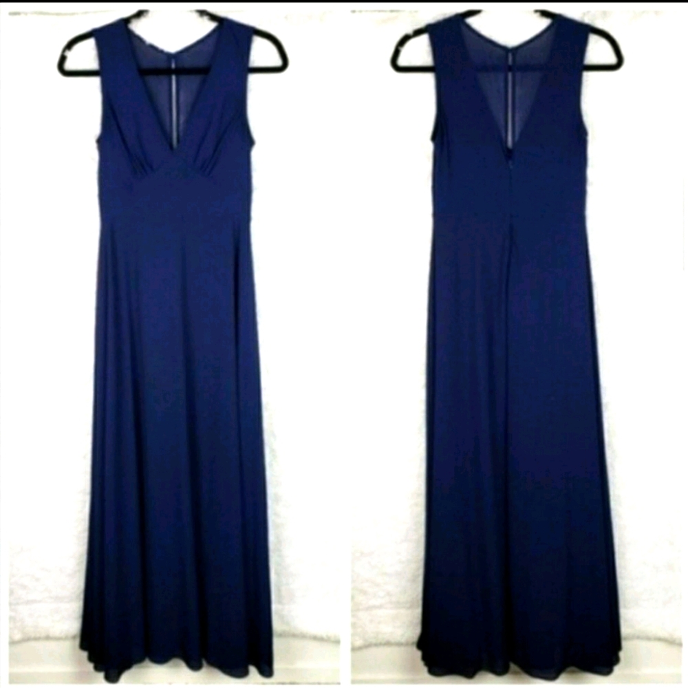Anthropologie BHLDN Capulet Empire Chiffon Gown